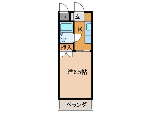 サザンハイツの物件間取画像